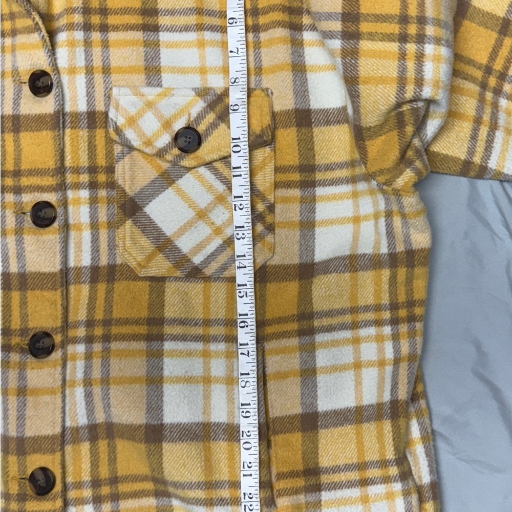 Plaid Yellow Utility Jacket - Picture 6 of 8